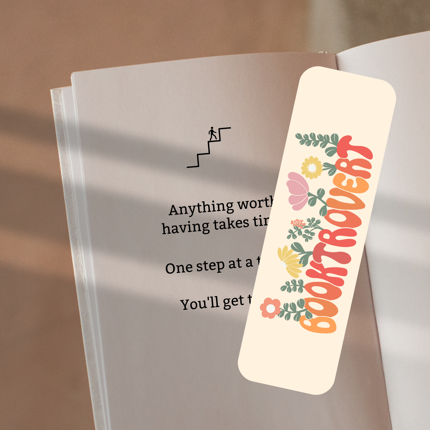 Booktrovert (Ivory) Bookmark