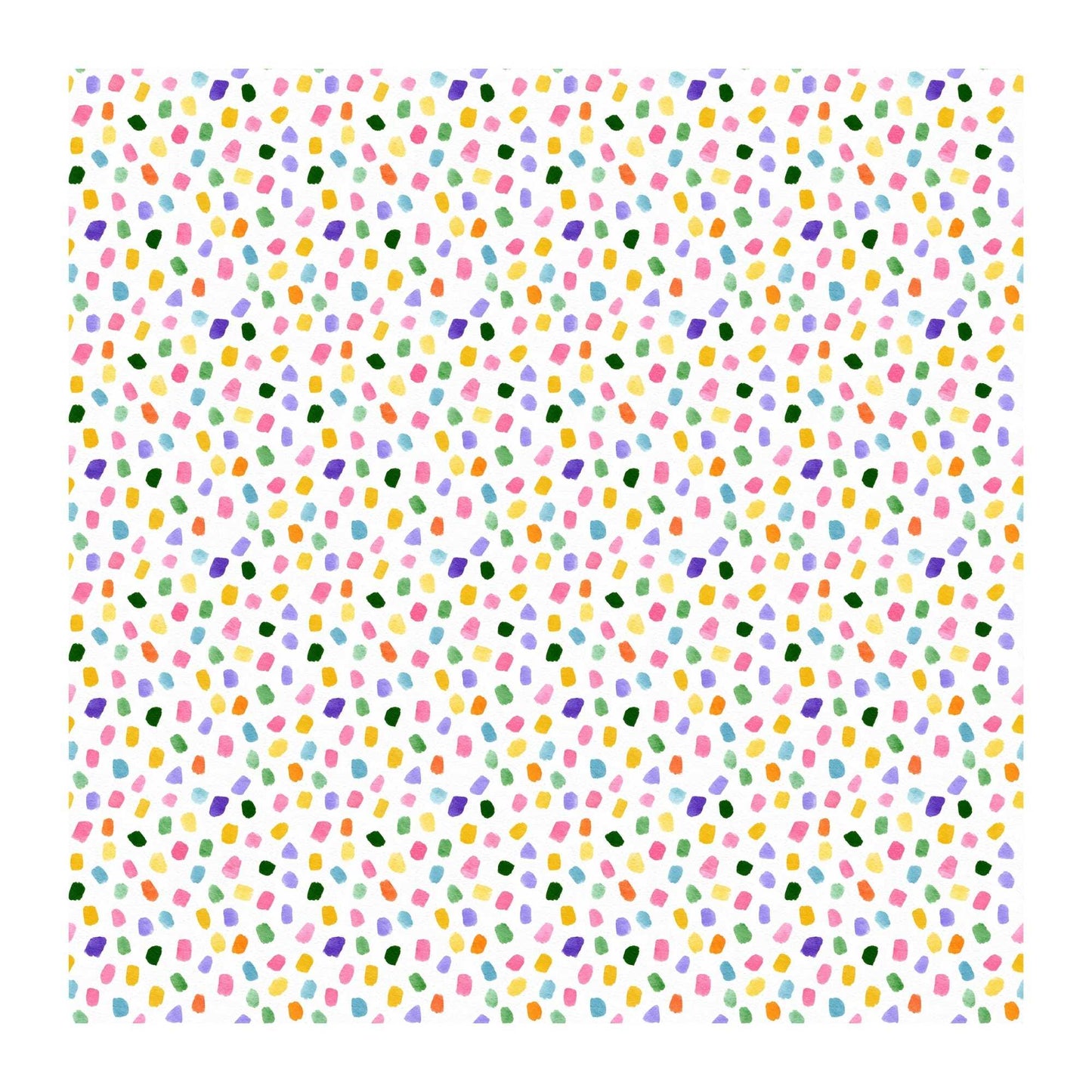 Rainbow Confetti Scrapbook Paper - 8.5x11