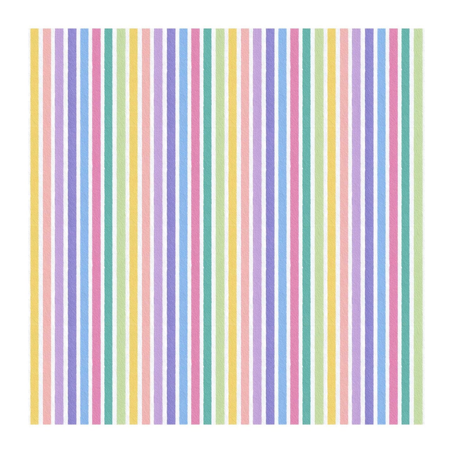 Rainbow Stripe Scrapbook Paper - 8.5x11