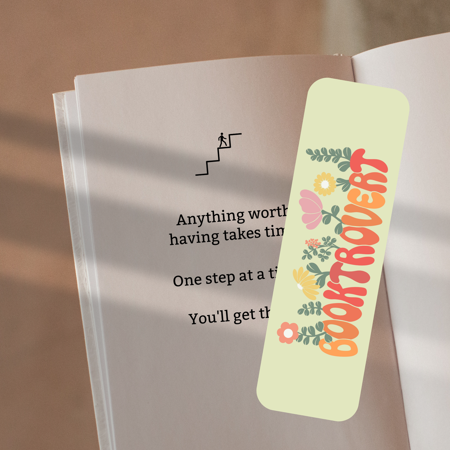 Booktrovert (Green) Bookmark