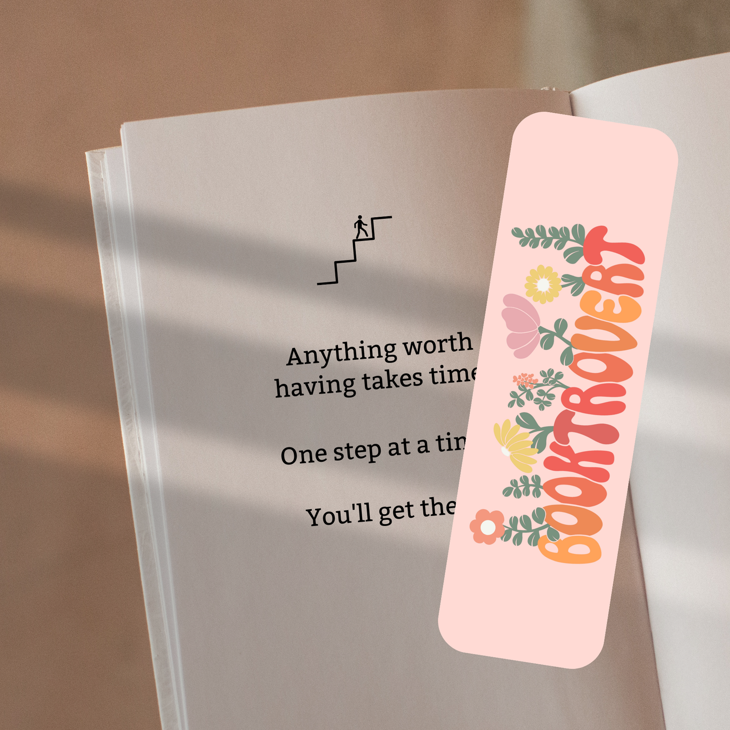 Booktrovert (Pink) Bookmark