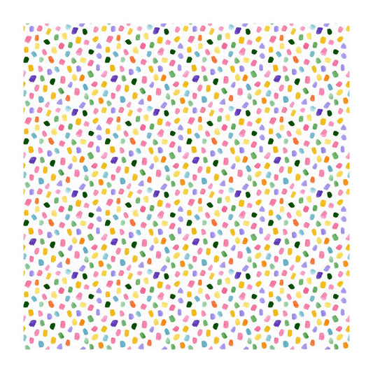 Rainbow Confetti Scrapbook Paper - 8.5x11