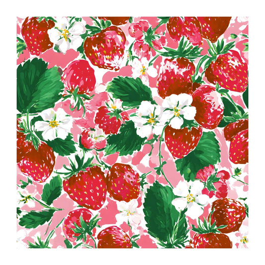 Strawberry Orchard Scrapbook Paper - 8.5x11