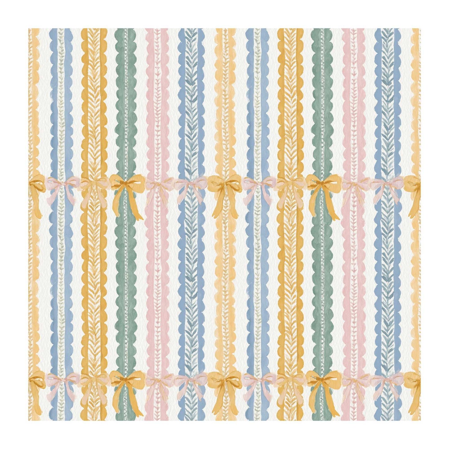Coquette Bow Scrapbook Paper - 8.5x11