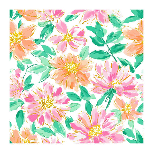 Sunset Petal Scrapbook Paper - 8.5x11