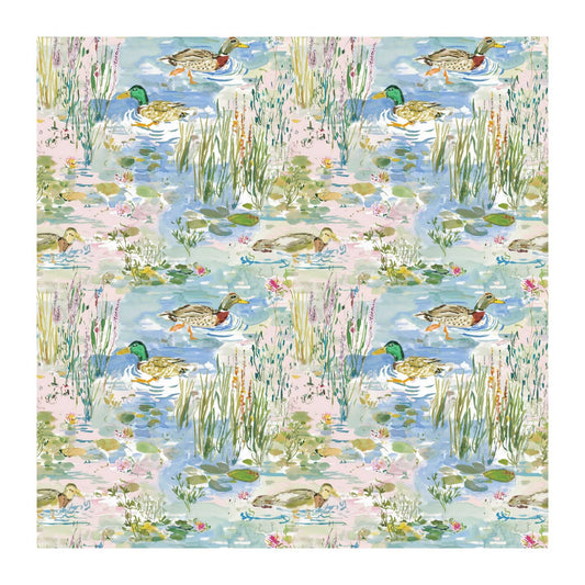 Vintage Ducks Scrapbook Paper - 8.5x11