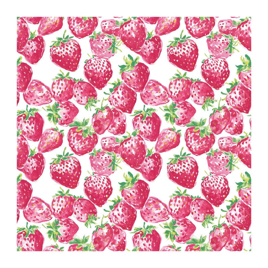 Sweet Strawberry Patch Scrapbook Paper - 8.5x11
