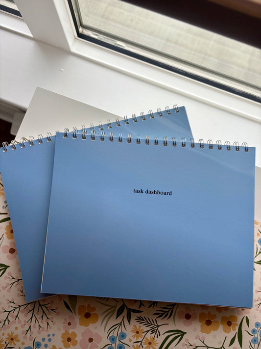 Dusty Blue - Task Dashboard Desk Pad