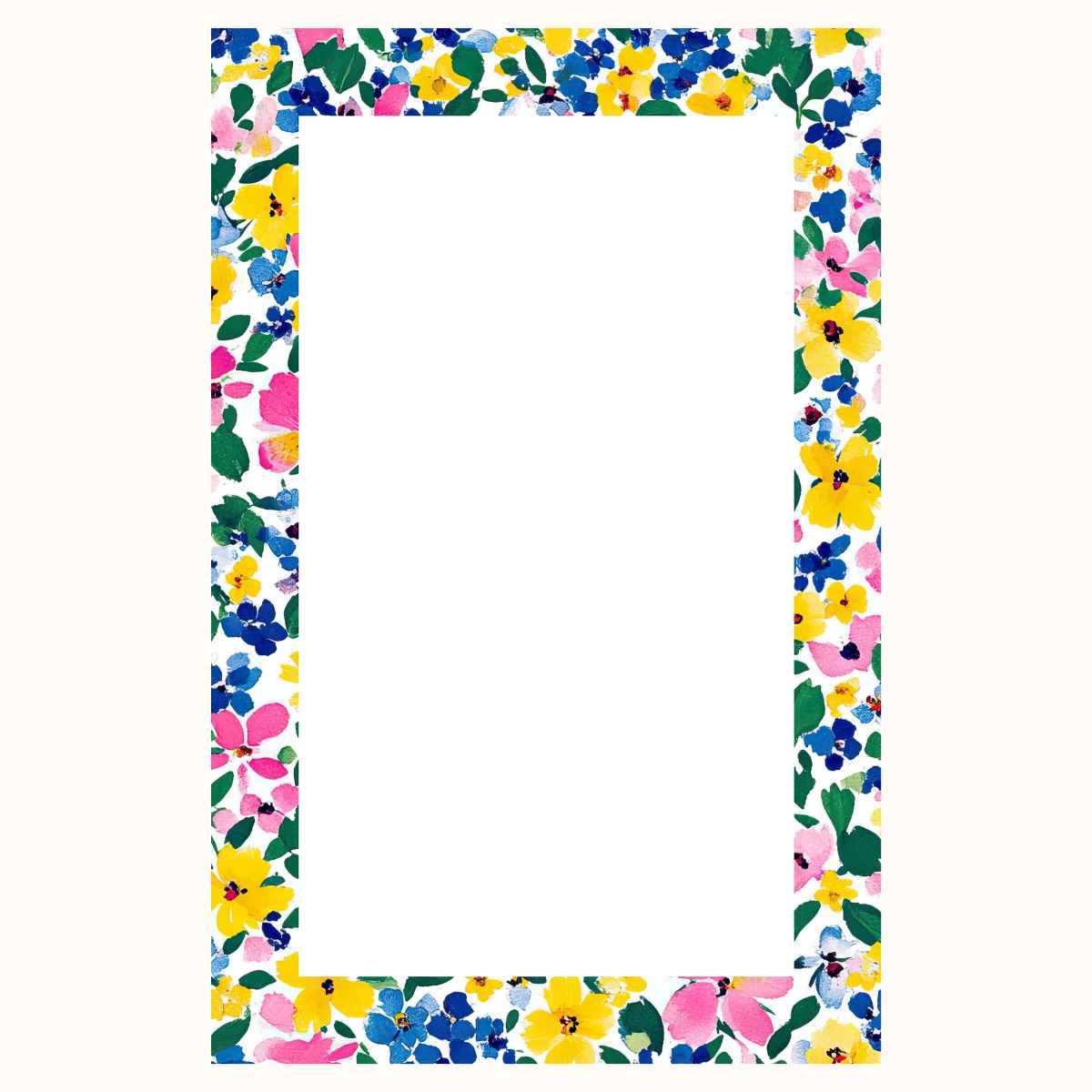 Whimsy Wildflowers Notepad 5" x 7"