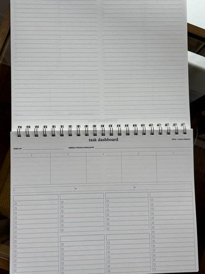 Dusty Blue - Task Dashboard Desk Pad