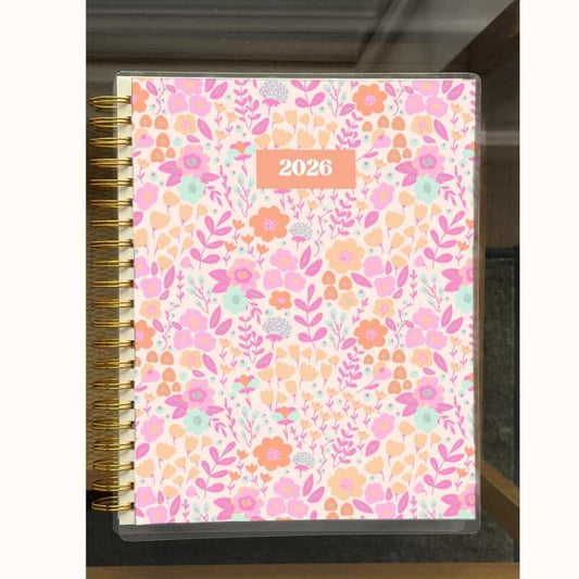 2026 Spiral Weekly Planner - Blush & Bloom Planner (8.5x11)