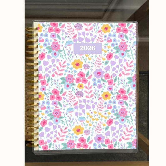 2026 Spiral Weekly Planner - Spring Meadow (8.5x11)