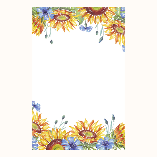 Sunflower Notepad (8.5x5.5)