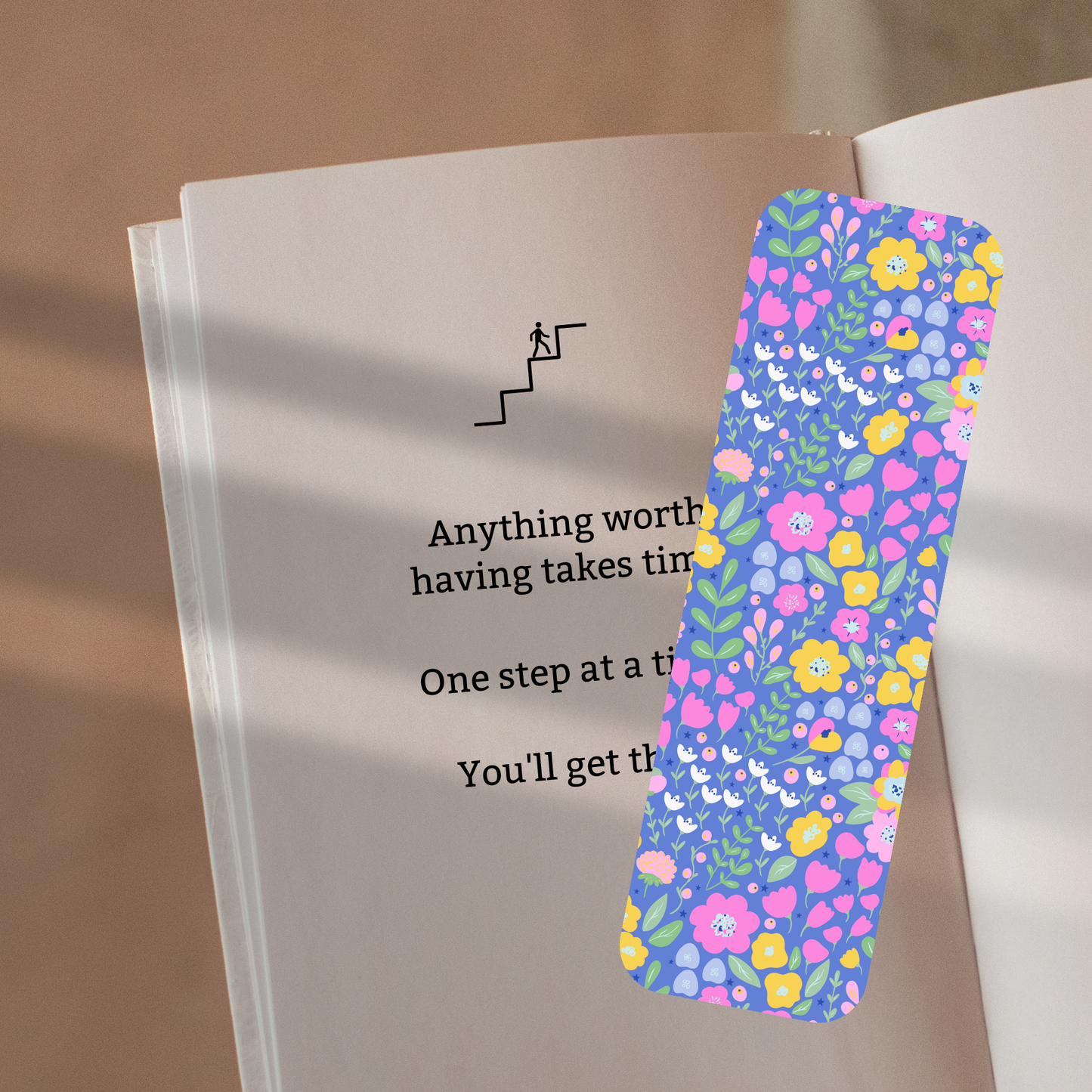 Blue Wildflowers Bookmark