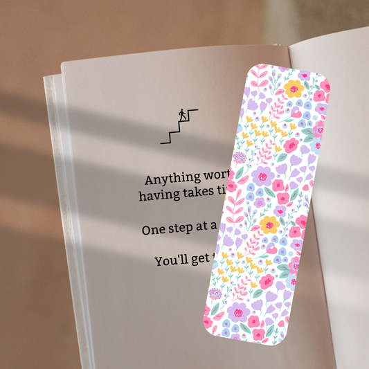 Pastel Wildflowers Bookmark