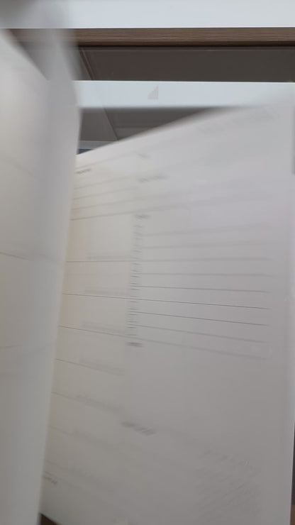 2026 Spiral Weekly Planner - Blue Sunflower (8.5x11)